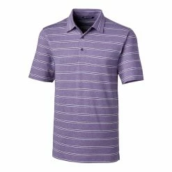 Cutter & Buck Forge Heather Stripe Polo -golf Shop MCK00112 MJS MANN HG 14610.1668804695