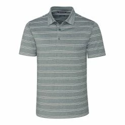 Cutter & Buck Forge Heather Stripe Tailored Fit Polo -golf Shop MCK00132 HT MANN HG 89847.1649194253