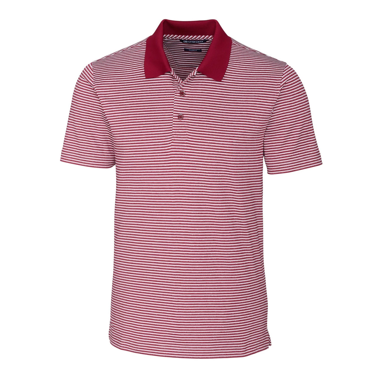 Cutter & Buck Forge Tonal Stripe Tailored Fit Polo 6 Cutter & Buck Forge Tonal Stripe Tailored Fit Polo - Image 4