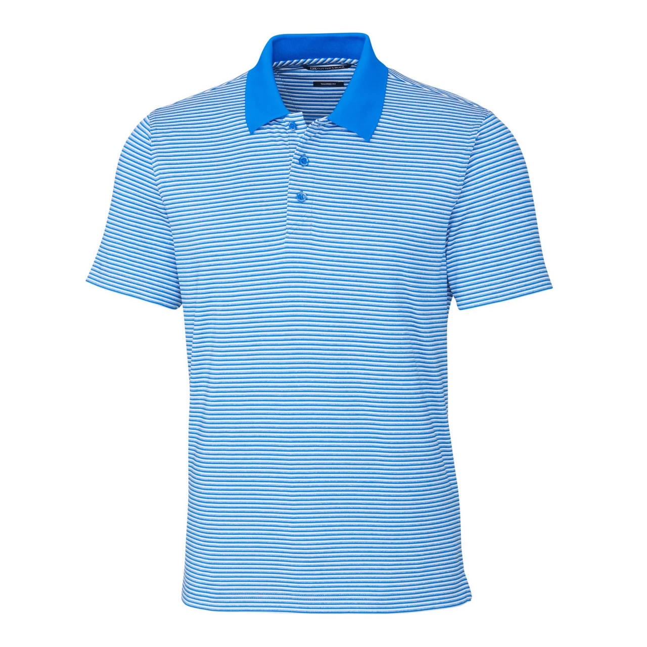 Cutter & Buck Forge Tonal Stripe Tailored Fit Polo 8 Cutter & Buck Forge Tonal Stripe Tailored Fit Polo - Image 6