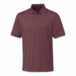 Cutter & Buck Forge Pencil Stripe Polo -golf Shop MCK00144 BRD MANN HG 42086.1637352526