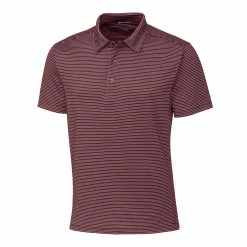 Cutter & Buck Forge Pencil Stripe Tailored Fit Polo -golf Shop MCK00145 BRD MANN HG 29971.1637096013