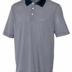 Cutter & Buck DryTec Trevor Stripe - Big & Tall -golf Shop MCK00332 NVBW MANN HG 45160.1668788916