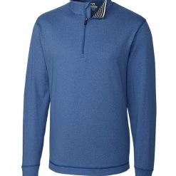 Cutter & Buck Men's DryTec Longsleeve Topspin Half Zip -golf Shop MCK00710 TBH MANN HG 45157.1634229874