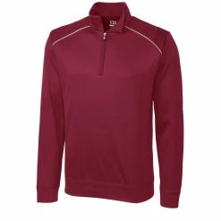 Cutter & Buck WeatherTec Ridge Half Zip -golf Shop MCK00974 CHT MANN HG 86873.1637104749
