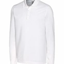Cutter & Buck Advantage Long Sleeve Polo -golf Shop MCK09322 WH MANN HG 26503.1638381417