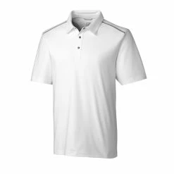 Cutter & Buck Fusion Polo - Big & Tall -golf Shop MCK09428 WH MANN HG 54165.1668795788