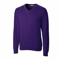 Cutter & Buck Men's Broadview V-Neck Sweater -golf Shop MCS01842 CLP MANN HG 56735.1668612559
