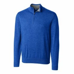 Cutter & Buck Lakemont Tri-Blend Quarter Zip Sweater -golf Shop MCS07728 TBL MANN HG 81991.1649369430