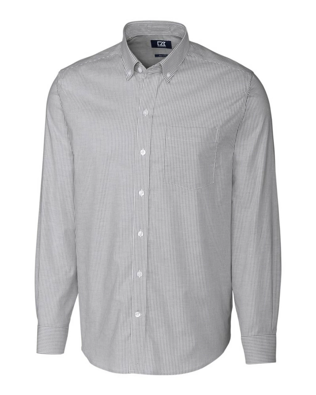 Cutter & Buck Long Sleeve Stretch Oxford Stripe Shirt 4 Cutter & Buck Long Sleeve Stretch Oxford Stripe Shirt - Image 2