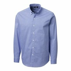 Cutter & Buck Soar Windowpane Check Shirt -golf Shop MCW00166 CEN MANN HG 71556.1669062224