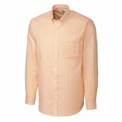 Cutter & Buck Tattersall Long Sleeve Shirt -golf Shop MCW01891 CLG MANN HG 82485.1634157562