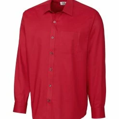 Cutter & Buck Long Sleeve Epic Easy Care Spread Nailshead - Big & Tall -golf Shop MCW02054 CDR MANN HG 10510.1668811256