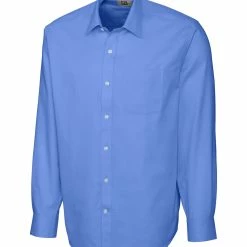 Cutter & Buck Long Sleeve Epic Easy Care Spread Nailshead - Big & Tall -golf Shop MCW02054 FB MANN HG 58807.1668811482