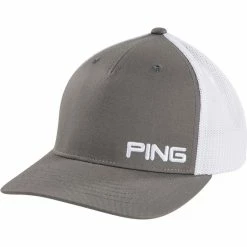 golf Shop -golf Shop PING Corner Mesh Hat Grey b 91640.1673636116