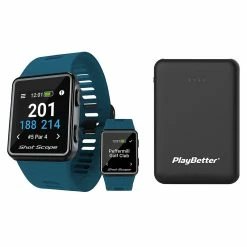 Shot Scope G3 Golf GPS Watch -golf Shop Shot Scope G3 Teal Bundle