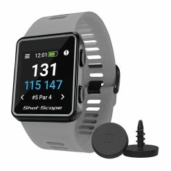 Shot Scope V3 Golf GPS Watch With Performance Tracking -golf Shop Shot Scope V3 Gray 1