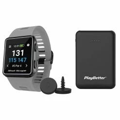 Shot Scope V3 Golf GPS Watch With Performance Tracking -golf Shop Shot Scope V3 Gray Bundle