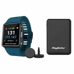 Shot Scope V3 Golf GPS Watch With Performance Tracking -golf Shop Shot Scope V3 Teal Bundle