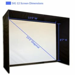 PlayBetter SIG12 Golf Simulator Enclosure -golf Shop SkyTrak SIG12 Golf Simulator Enclosure 5