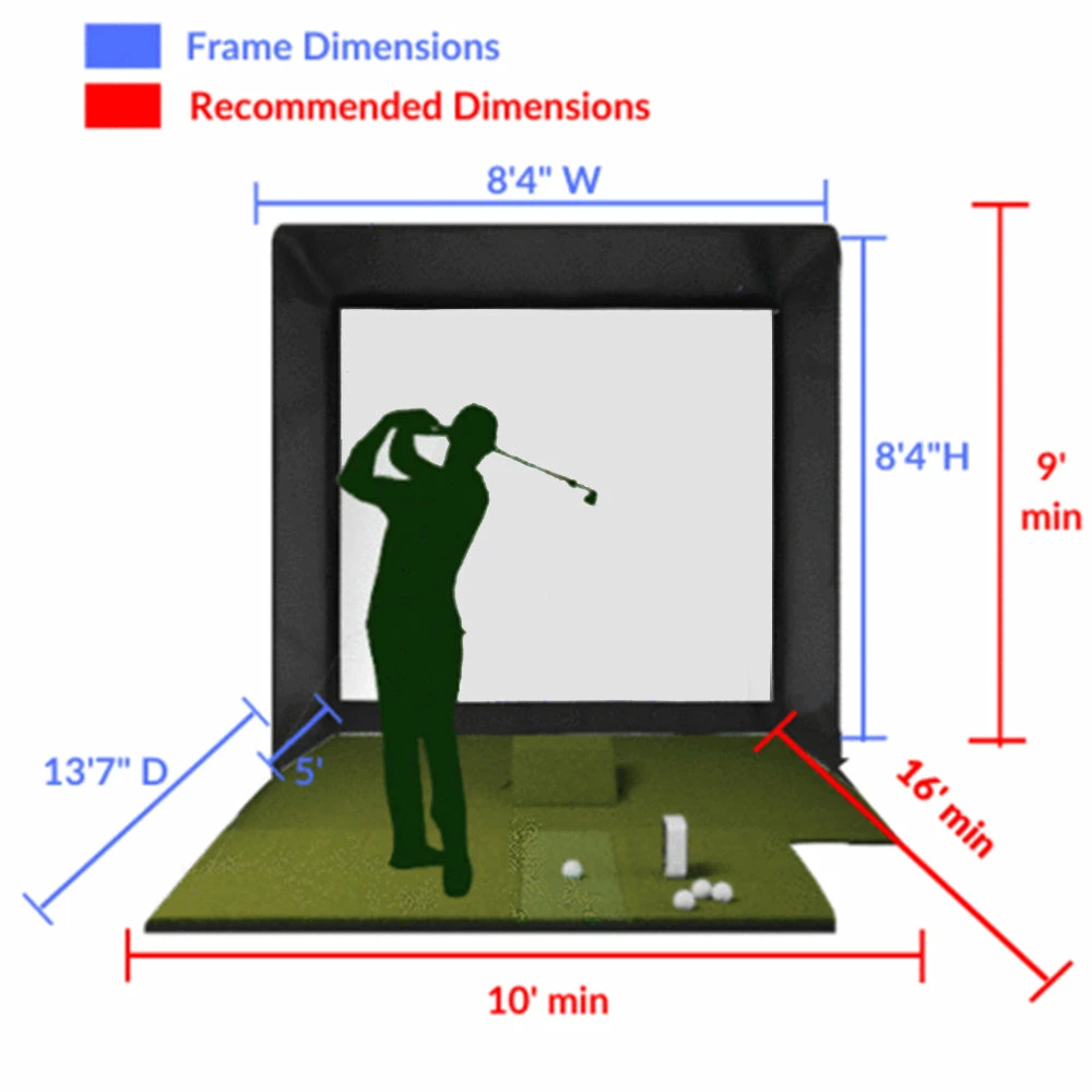PlayBetter SIG8 Golf Simulator Enclosure 7 PlayBetter SIG8 Golf Simulator Enclosure - Image 5