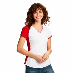 Cutter & Buck Ladies Presley V-Neck Shirt