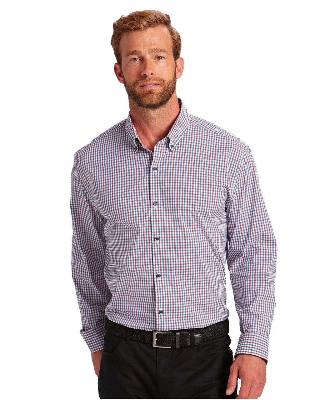 Cutter & Buck Soar Mini Check Shirt 3 Cutter & Buck Soar Mini Check Shirt