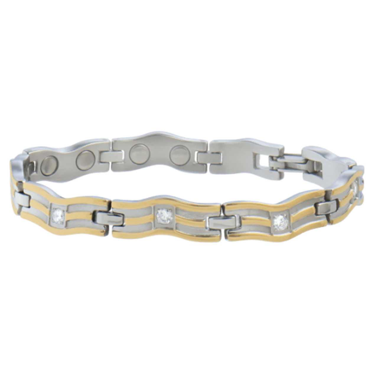 Sabona Ladies Serpentine Gold Magnetic Bracelet 3 Sabona Ladies Serpentine Gold Magnetic Bracelet