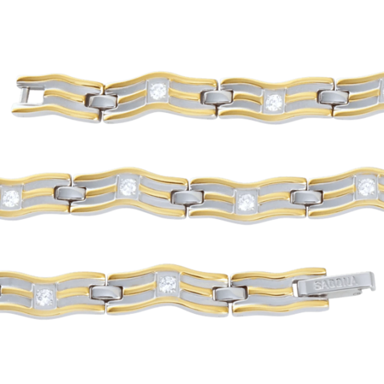 Sabona Ladies Serpentine Gold Magnetic Bracelet 4 Sabona Ladies Serpentine Gold Magnetic Bracelet - Image 2