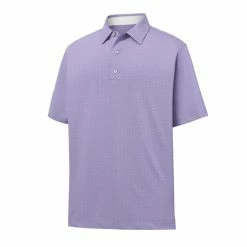 FootJoy Golf FootJoy ProDry Performance Stretch Lisle Dot Print Self Collar Polo -golf Shop fj 27970 08087.1675976263