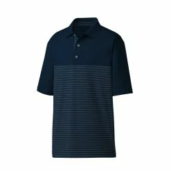 FootJoy Golf FootJoy ProDry Lisle Engineered Pinstripe Knit Collar Polo -golf Shop fj 27989 80949.1675977628