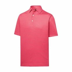 FootJoy Golf FootJoy Lisle Feeder Stripe Self Collar Polo -golf Shop fj 28104 07555.1675972290