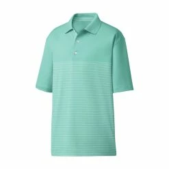 FootJoy Golf FootJoy ProDry Lisle Engineered Pinstripe Knit Collar Polo -golf Shop fj 29635 48852.1675977628
