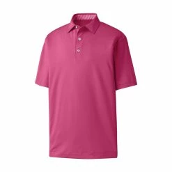 FootJoy Golf FootJoy ProDry Solid Lisle Golf Shirt With Stripe Accent -golf Shop fj 29682 11943.1675966578