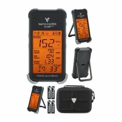 Voice Caddie Swing Caddie SC200+ PLUS Portable Launch Monitor -golf Shop swing caddie sc200 plus battery bundle